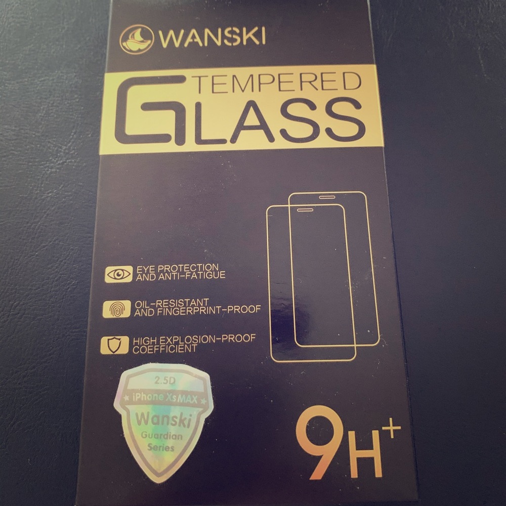 Glass screen protector kit for I-Phone XS Max
